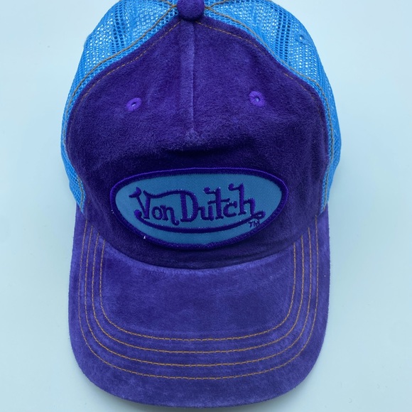 Von Dutch Accessories - Von Dutch Original Suede Trucker Hat Snapback